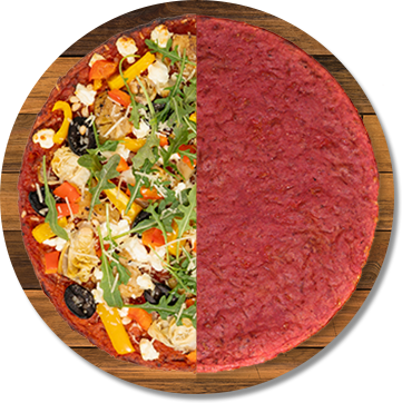 Plant-Based Beet Root Crust